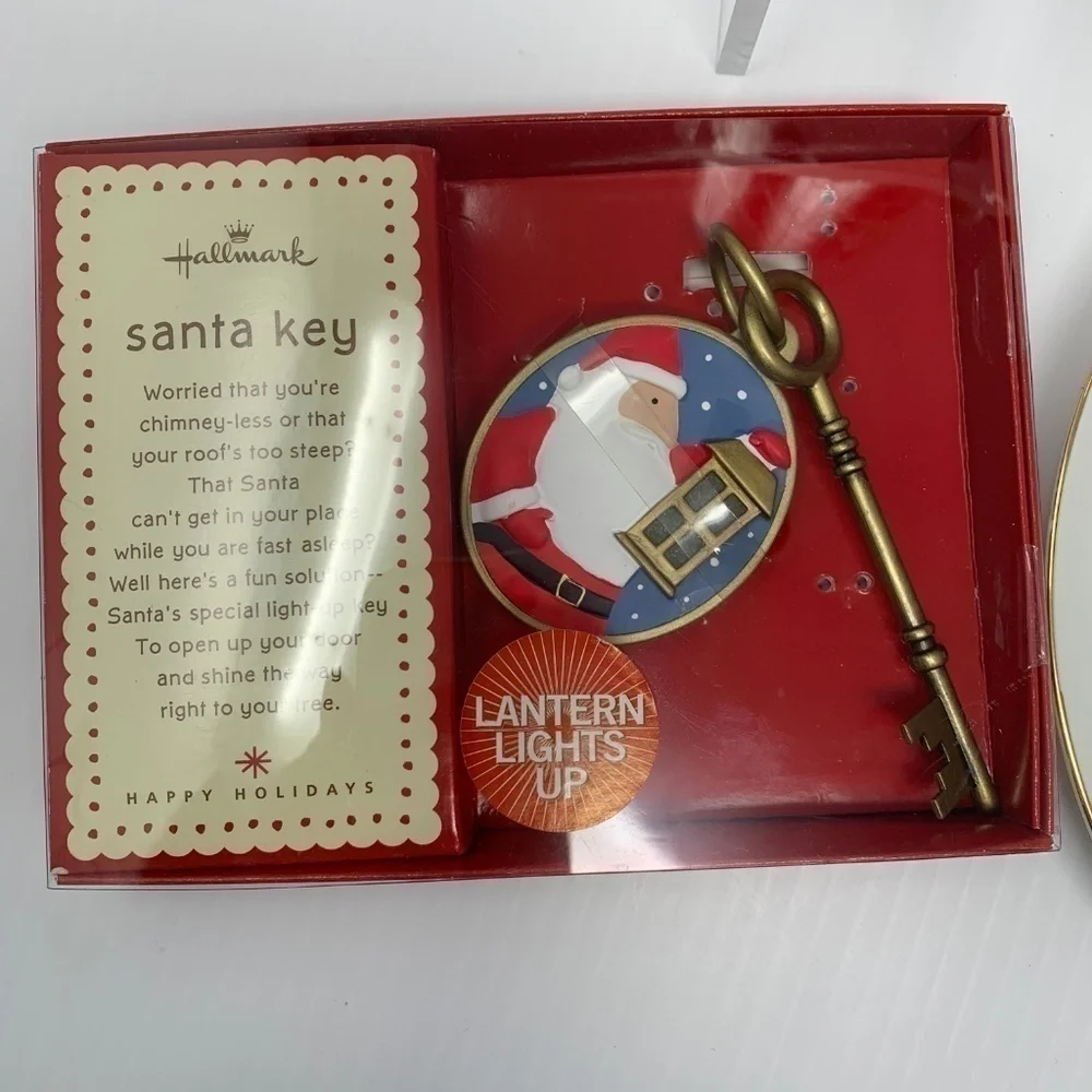 Night Before Christmas 3 piece Set Hallmark Santa Key Cookie & Milk Mug …